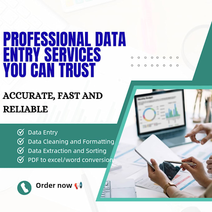 do data extraction, data entry, data sorting