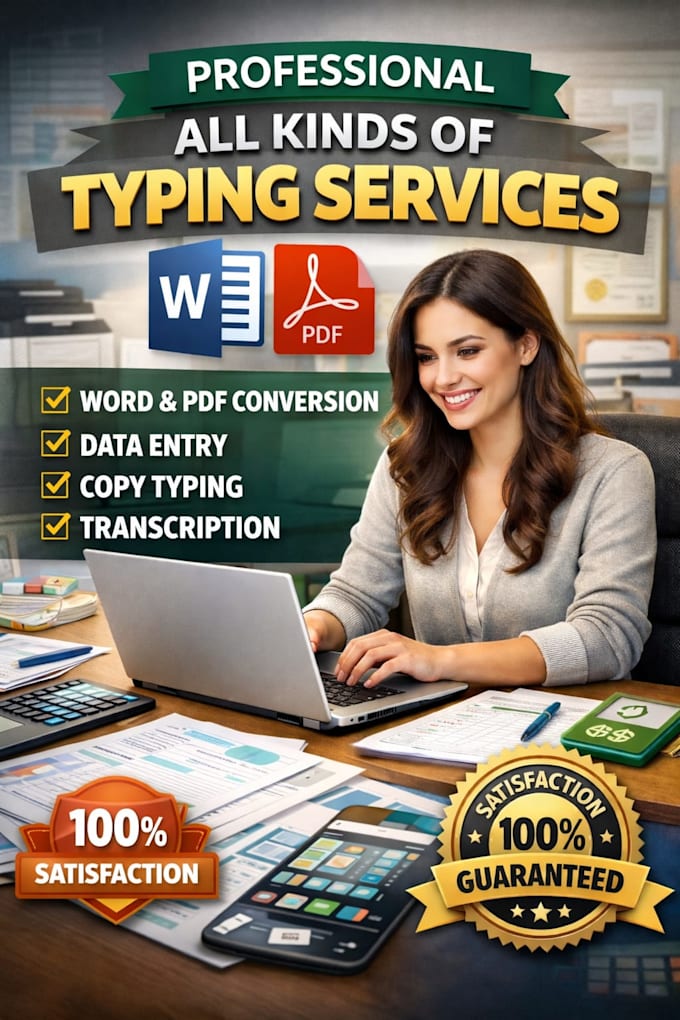 do all kind of typing services