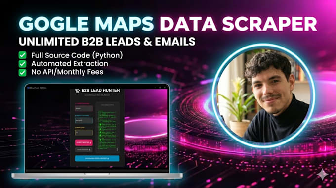 provide google maps scraper bot source code