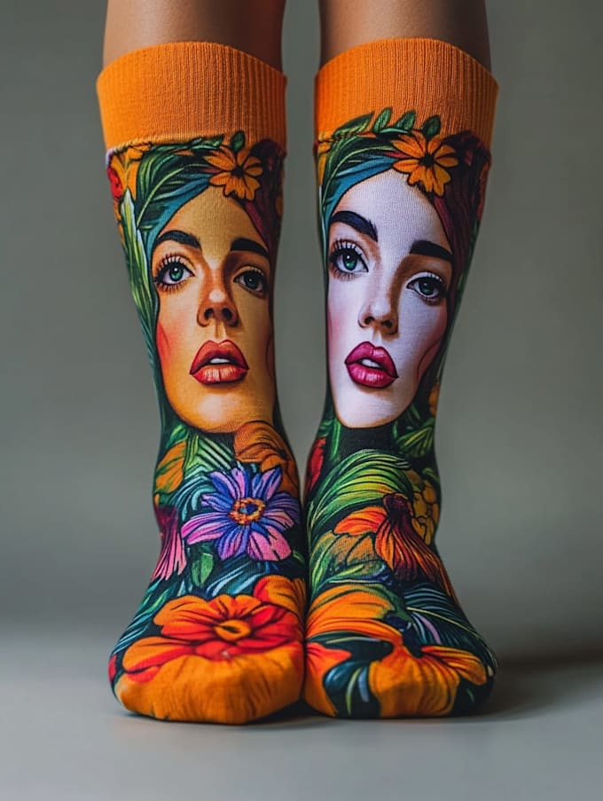 Create custom and unique socks design by Coralsheldon | Fiverr