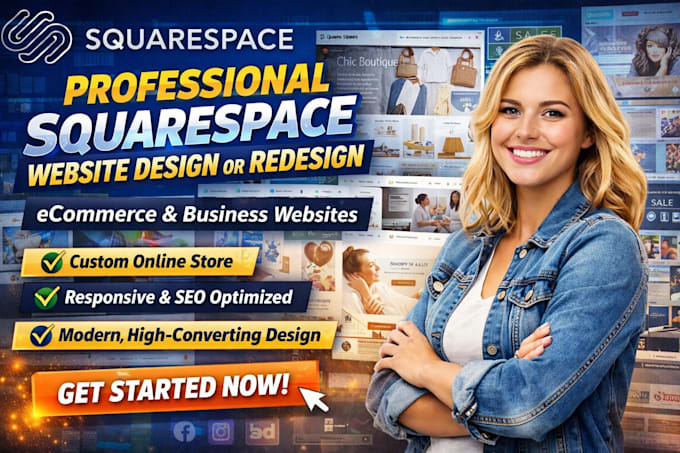 squarespace redesign, squarespace design, online store