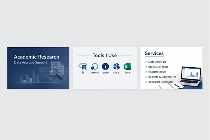 academic research and data analytics support