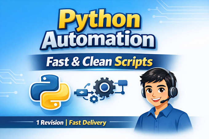 write python automation scripts by pasi autonomous |... Do python automation, scripts, and basic programming tasks by Maddyzi ...