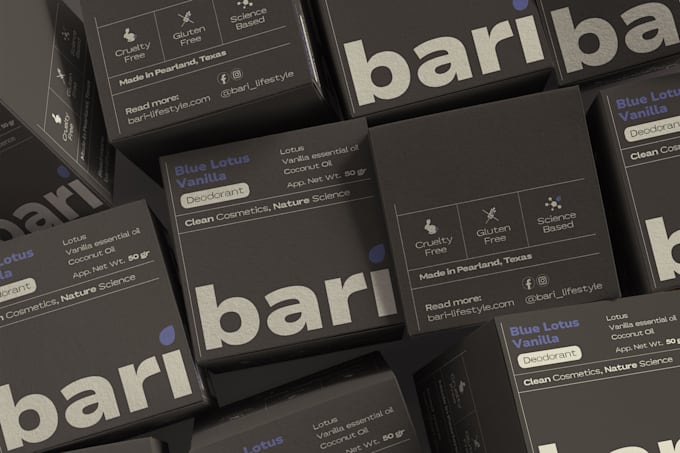 create minimalist supplements and cosmetic packaging design