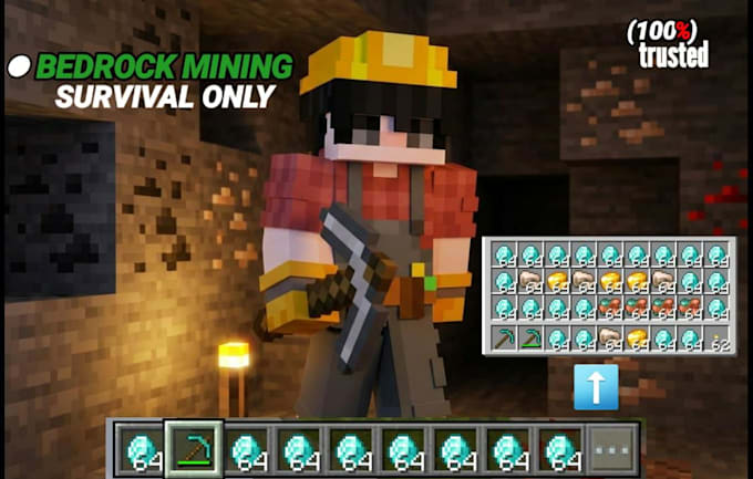 mine resources in your minecraft bedrock survival world