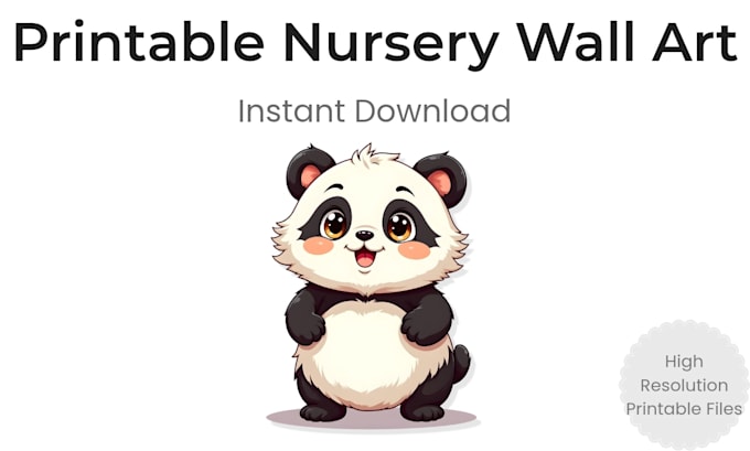 design cute safari nursery wall art printable