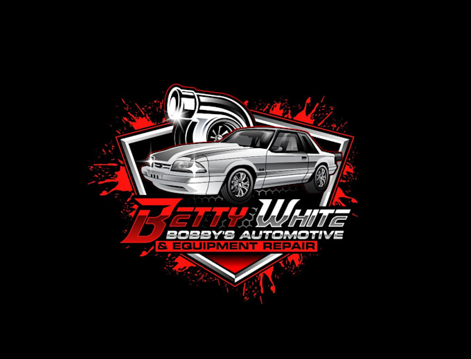 create awesome and gorgeous automotive repair logo design