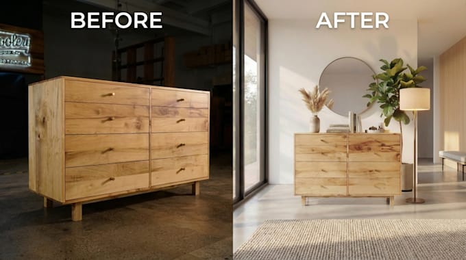 Remove background, lifestyle furniture photos with ai image design by ...