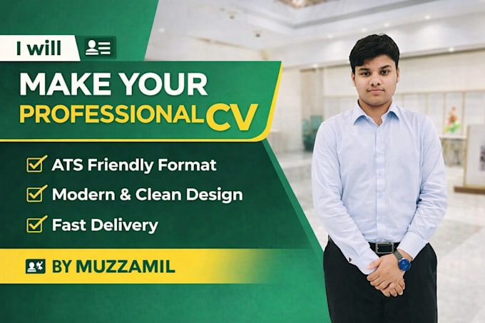 make professional cv, resume and portfolio design