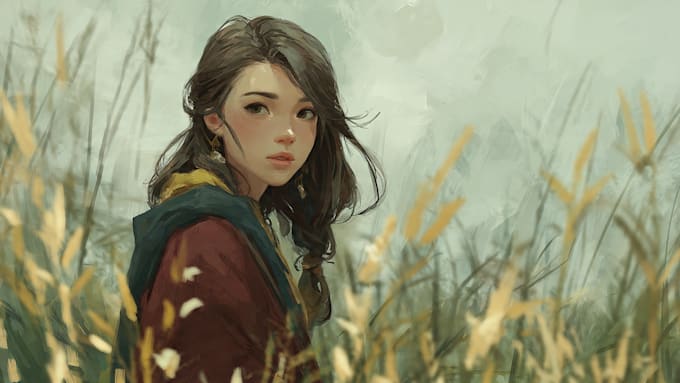 do semi realistic character design