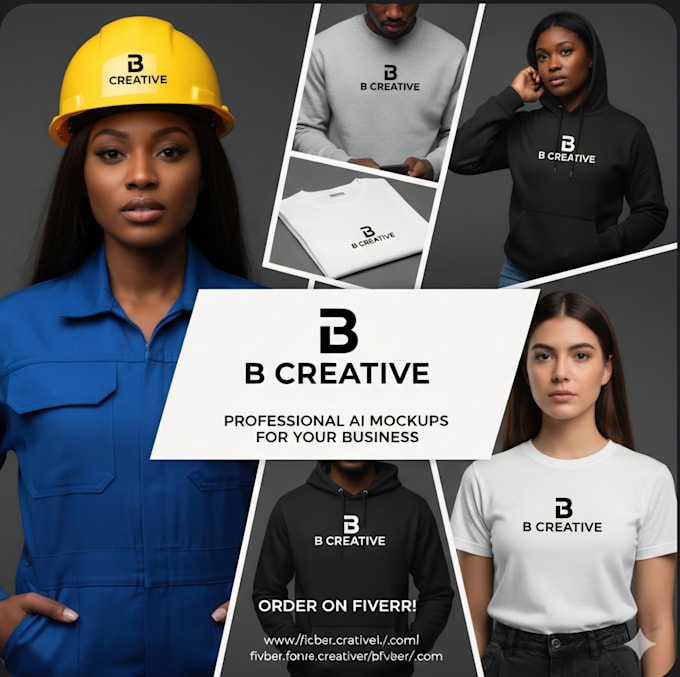 create professional ai mockups for industrial uniforms