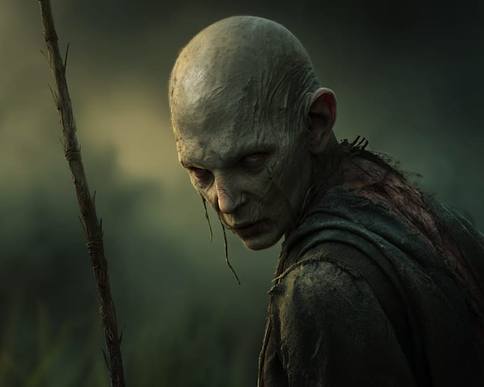 draw fantasy horror art and horror character art