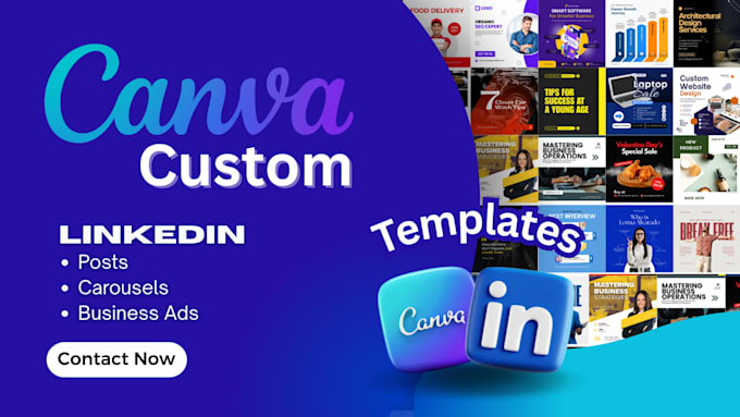 design canva templates for linkedin post, ads, carousel