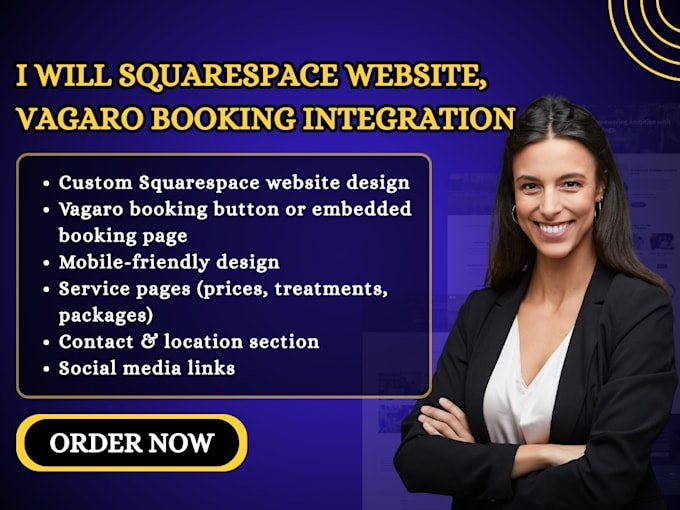 squarespace website vagaro booking integration squarespace website design