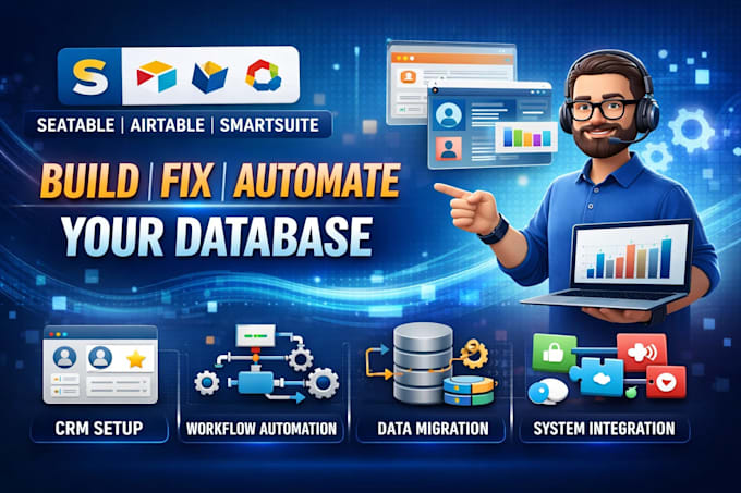 seatable database airtable automations smartsuite workflows