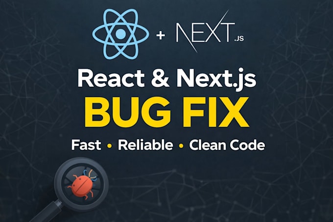 fix react, nextjs, javascript and frontend bugs