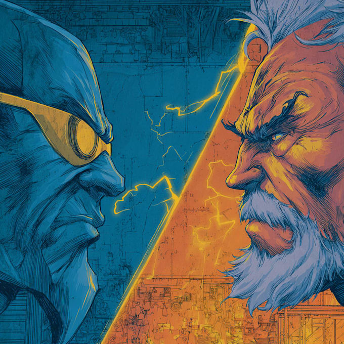 do comic book illustration, comic graphic novel