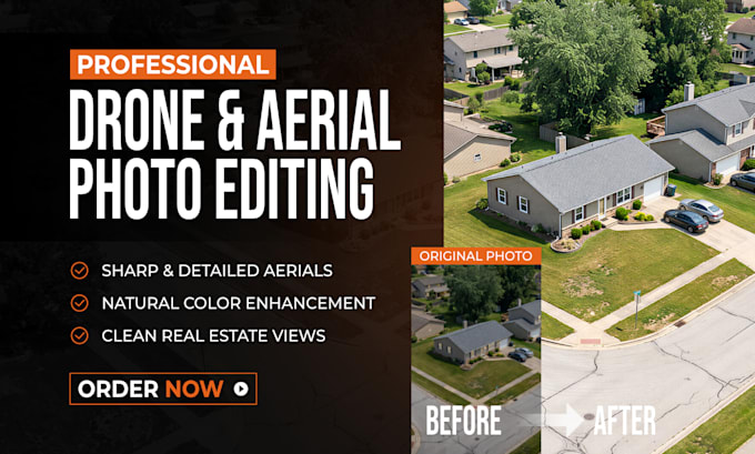 edit and retouch your drone aerial photos
