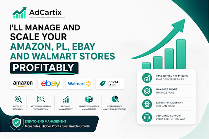 manage and scale your amazon pl, ebay and walmart stores profitably