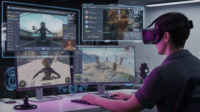 build unreal engine multiplayer levels and lighting for your games