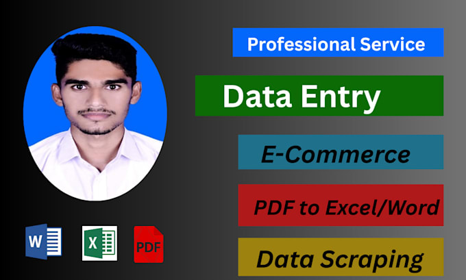do help with data entry and e commerce data job