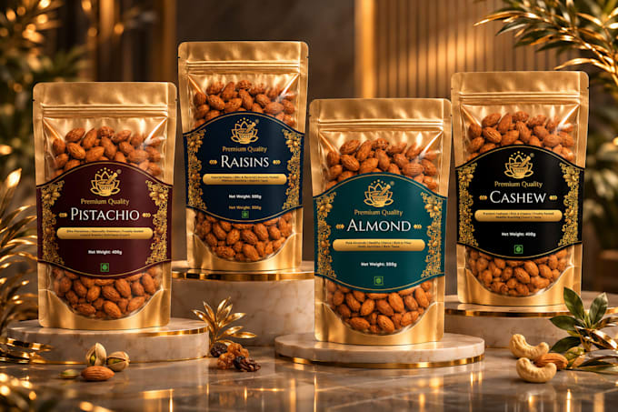 design creative product packaging and label