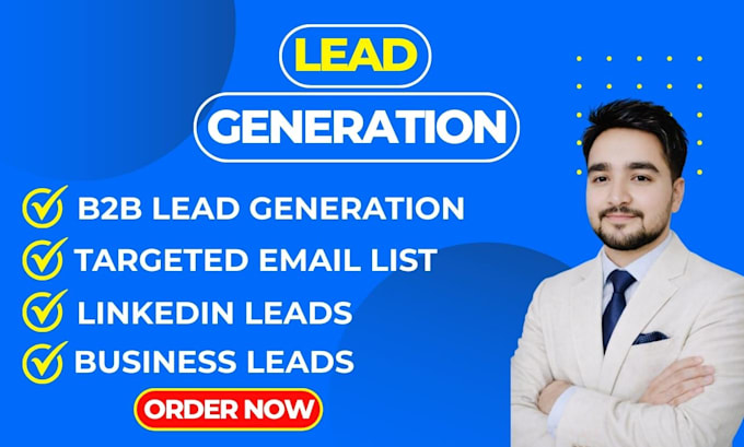 help you to build your custom b2b linked lead prospect list and lead generation