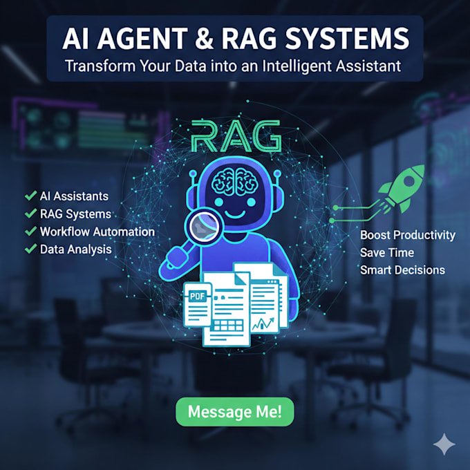 build ai agents and rag systems for your business data