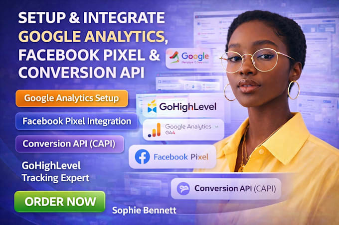 setup google analytics facebook pixel and conversion API in gohighlevel