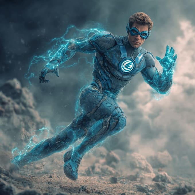 create your fantasy science fiction superhero character