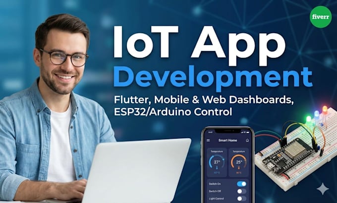 develop custom iot mobile and web dashboard apps using flutter