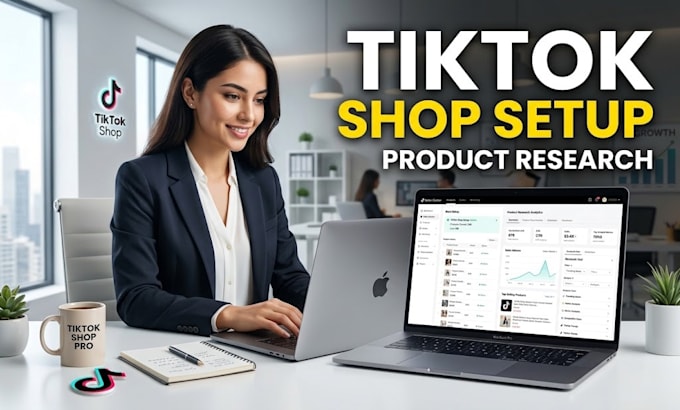 set up your tiktok shop and do product research