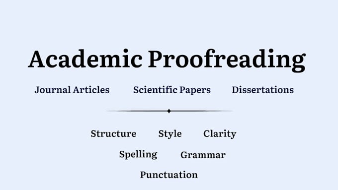proofread your academic writing