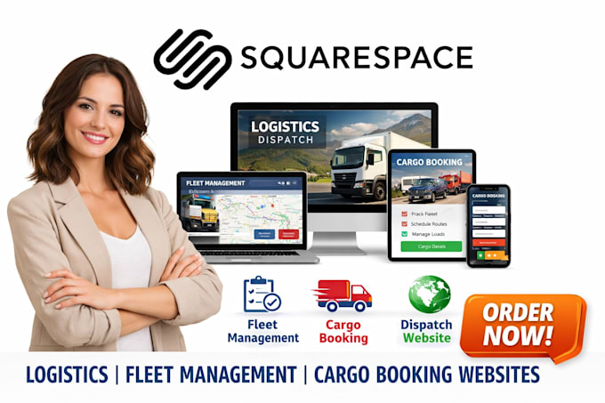 redesign logistics dispatch website fleet management website cargo booking site