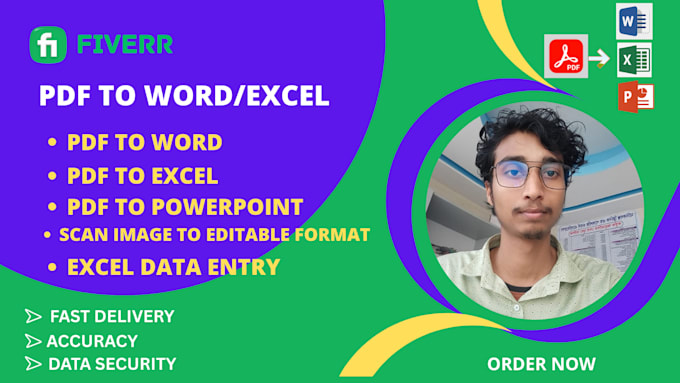 do fast typing job, PDF and scan image to typing, data entry, web research