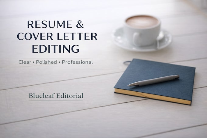 proofread and edit your resume or cover letter
