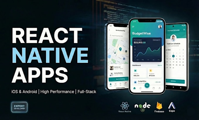 develop high performance react native apps for ios and android