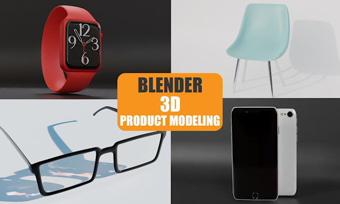 create 3d product modeling in blender