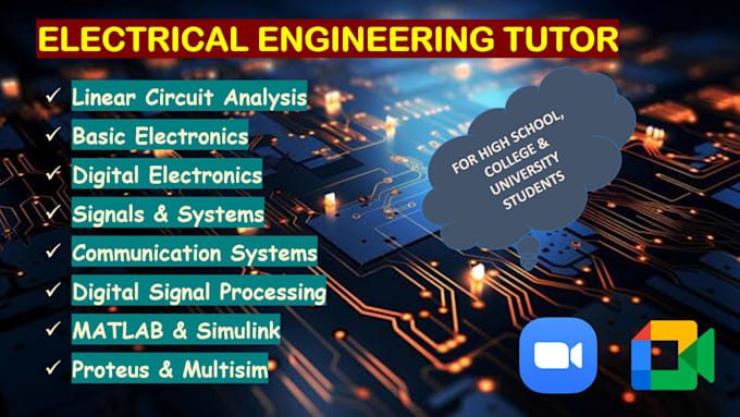 be your online electrical engineering tutor