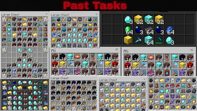 mine diamonds and netherite in minecraft