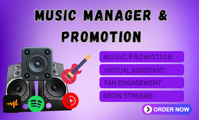 be your music manager music distribution on all streaming platforms spotify