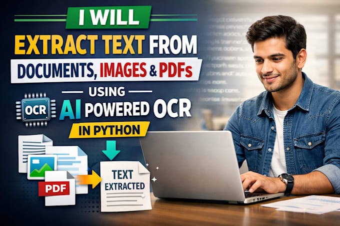 get text from documents, images, and pdfs using ai powered ocr in python