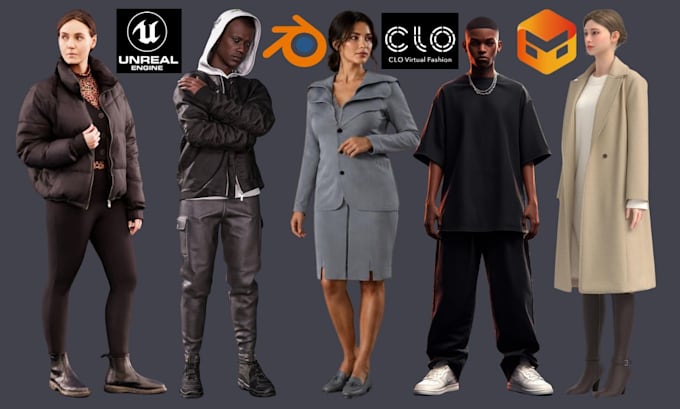 create realistic metahuman clothing using clo3d and marvelous designer