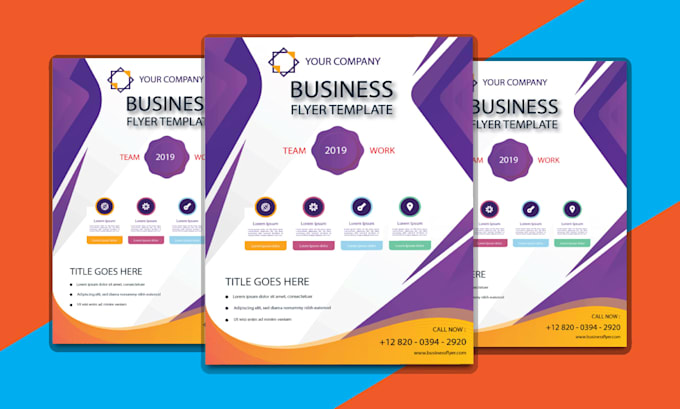 design a professional flyer for your business or event