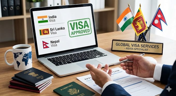prepare and manage tourist visa application and document