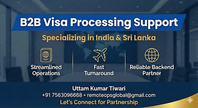be your expert virtual assistant for travel and visa process
