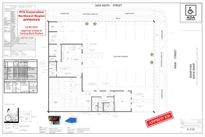 draw architecture drafting and design for permit construction