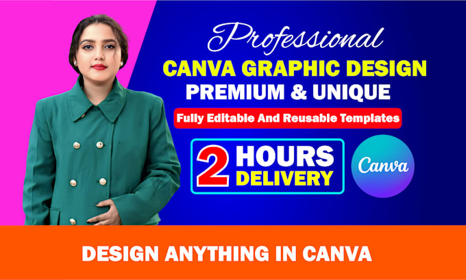 create anything in canva, design any design using canva, canva design editable