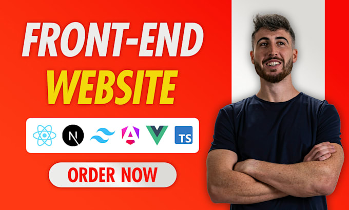 build a modern react or next js frontend web application