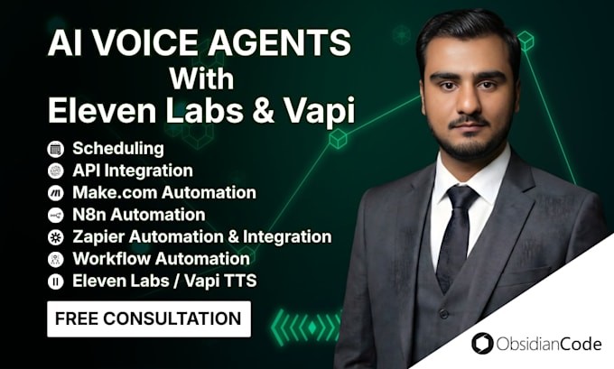 Build your ai voice agents with make, n8n, vapi, zapier and elevenlabs ...